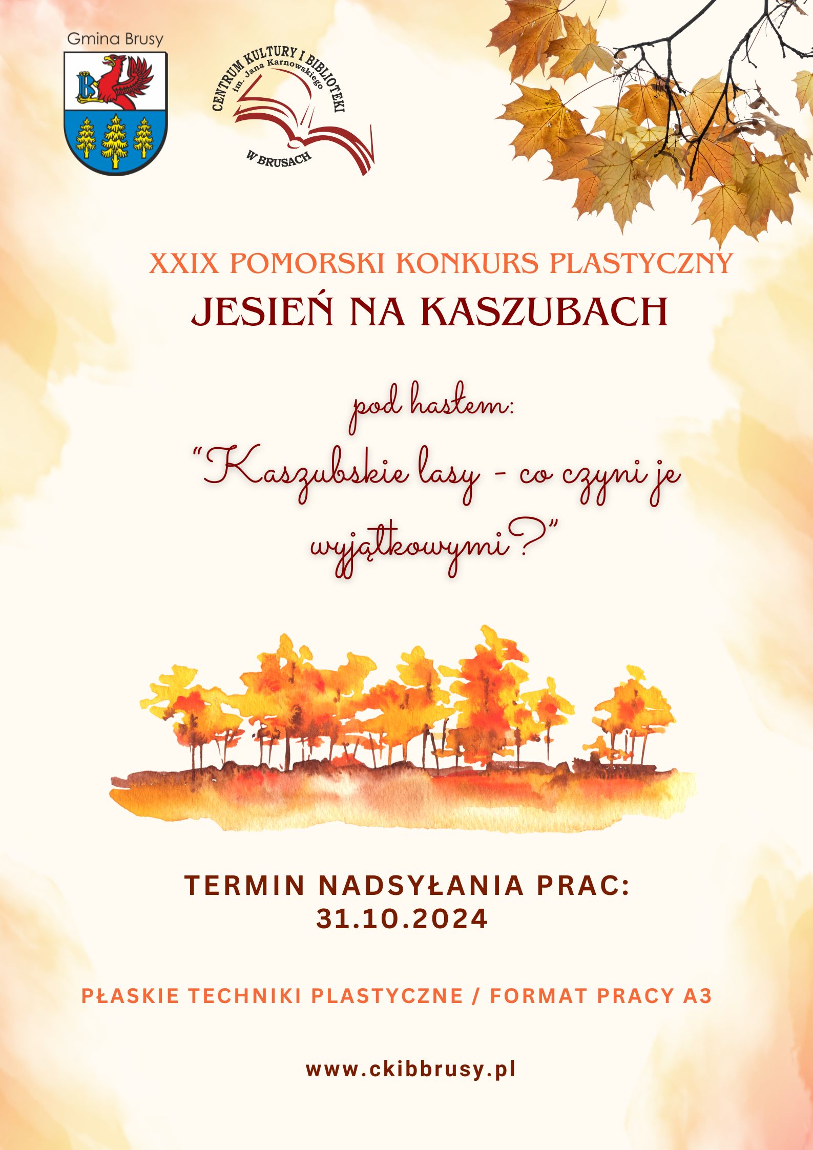 jesień na kaszubach 2024 plakat