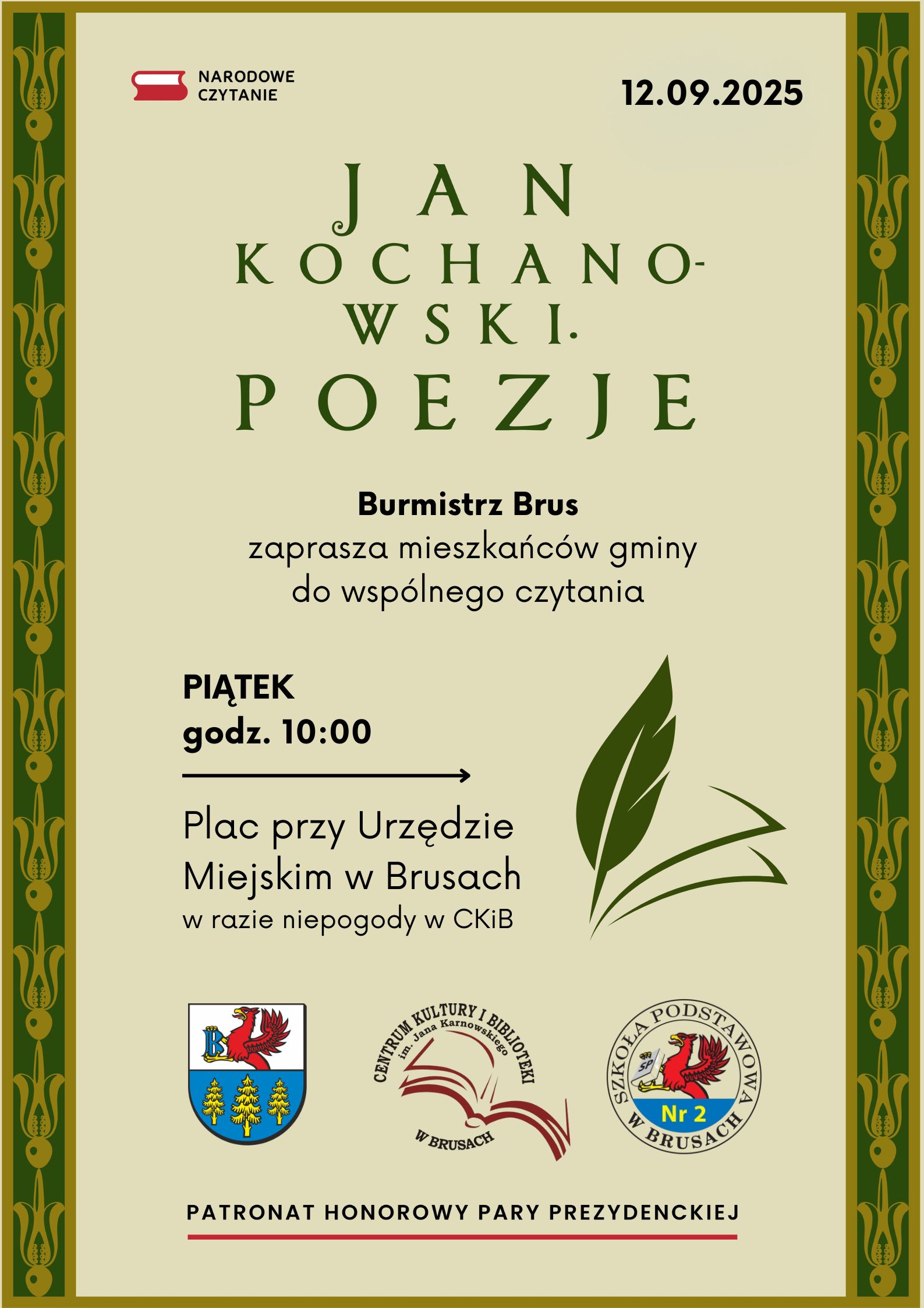 plakat narodowe czytanie 2025