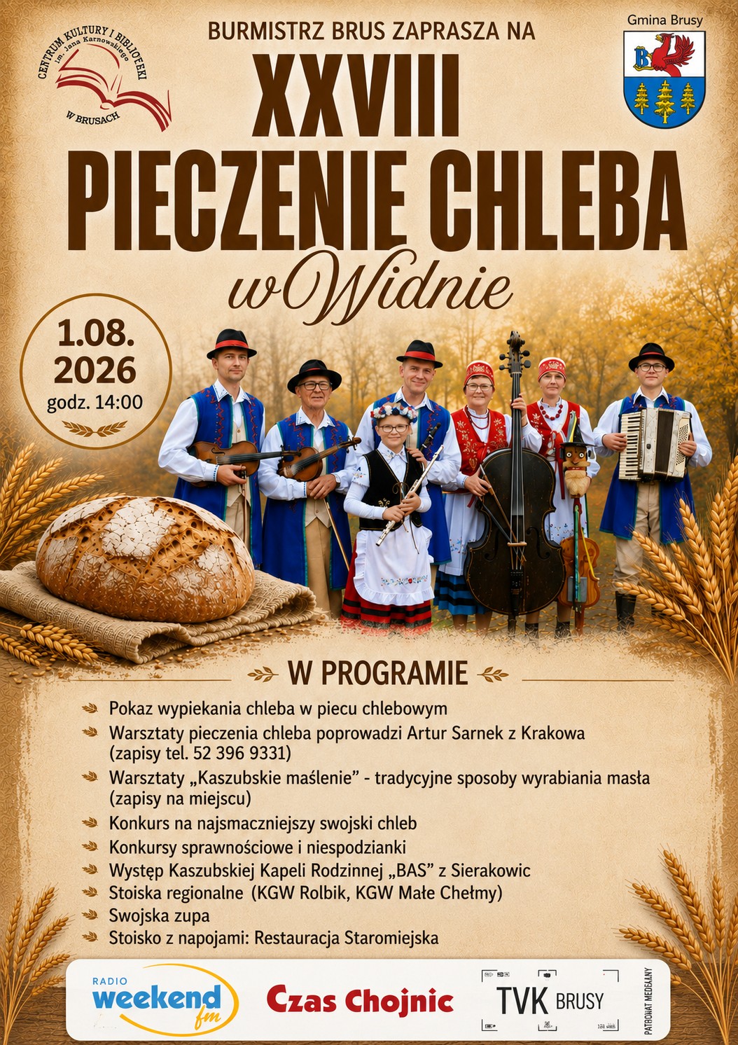 Plakat PieczenieCheba w&nbsp;Widnie 1.08.2026